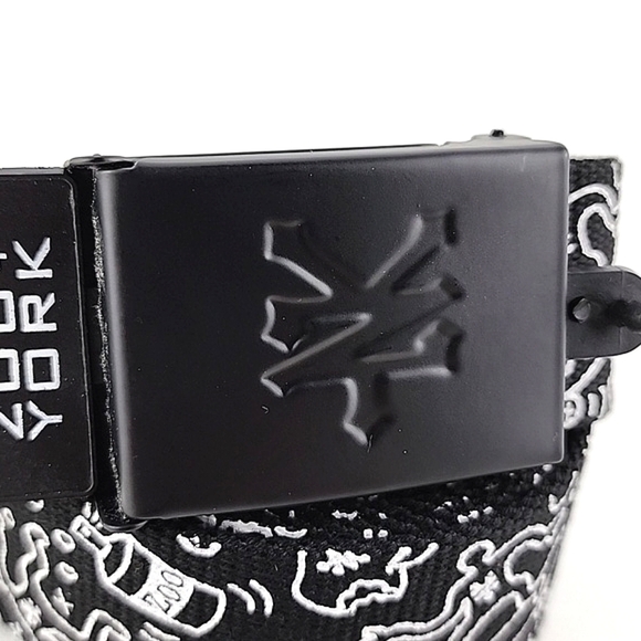Zoo York Doodle Zoo Black White Cartoon Graphic Web Belt Adjustable Size L/XL - Picture 5 of 9